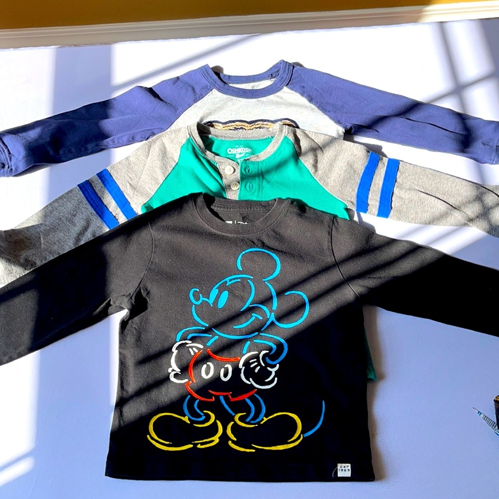 Toddler boys cotton long sleeve 3T
